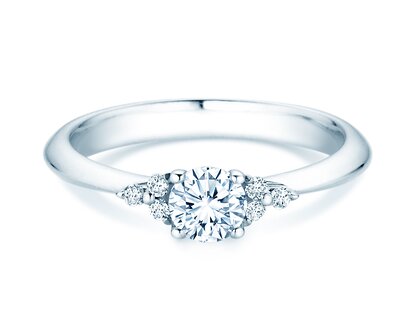 Verlovingsring Vivid Diamond in witgoud