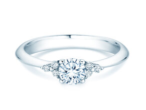 Verlovingsring Vivid Diamond in witgoud
