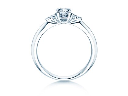 Verlovingsring Vivid Diamond in witgoud