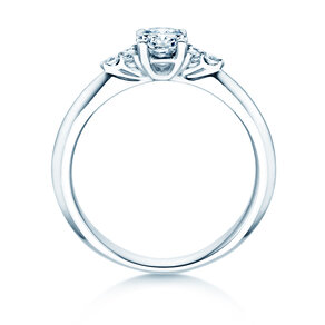 Verlovingsring Vivid Diamond in witgoud