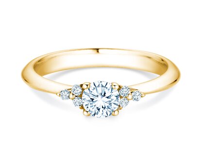Verlovingsring Vivid Diamond in geelgoud