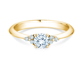 Verlovingsring Vivid Diamond in geelgoud