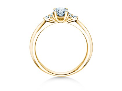 Verlovingsring Vivid Diamond in geelgoud