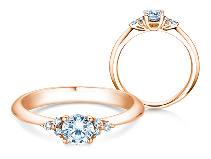 Verlovingsring Vivid Diamond in roségoud