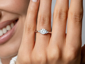 Verlovingsring Vivid Diamond in roségoud