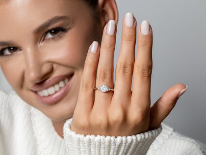 Verlovingsring Vivid Diamond in roségoud