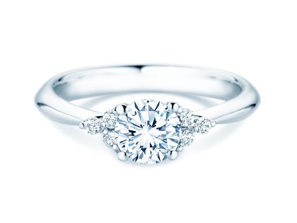 Verlovingsring Vivid Diamond in 9K witgoud met diamanten 1,18ct G/SI