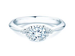 Verlovingsring Vivid Diamond in 9K witgoud met diamanten 1,18ct G/SI