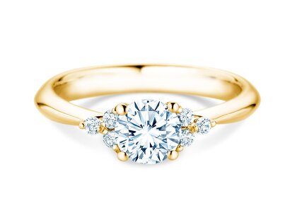 Verlovingsring Vivid Diamond in 9K geelgoud met diamanten 1,18ct G/SI