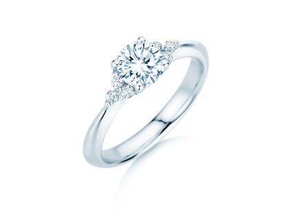 Verlovingsring Vivid Diamond in 9K witgoud met diamanten 1,18ct G/SI