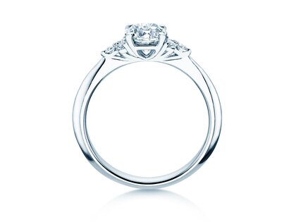 Verlovingsring Vivid Diamond in 9K witgoud met diamanten 1,18ct G/SI