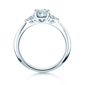 Verlovingsring Vivid Diamond in 9K witgoud met diamanten 1,18ct G/SI