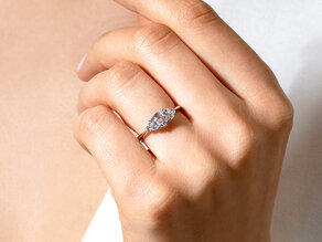 Verlovingsring Vivid Diamond in 9K geelgoud met diamanten 1,18ct G/SI