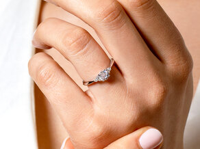 Verlovingsring Vivid Diamond in 18K witgoud met diamanten 0,59ct G/SI