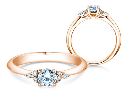 Verlovingsring Vivid Diamond in roségoud