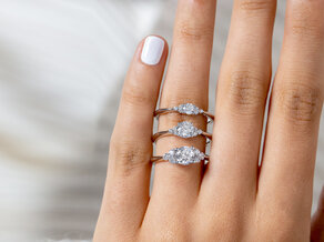 Verlovingsring Vivid Diamond in 14K geelgoud met Lab-grown diamanten 0,31ct E/VS