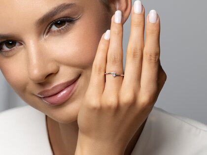 Verlovingsring You & Me Classic in 14K geelgoud met diamanten 0,065ct G/SI