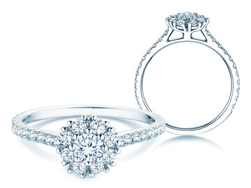 Verlovingsring Bloom Pavé