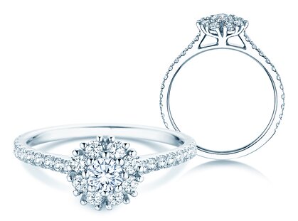 Verlovingsring Bloom Pavé