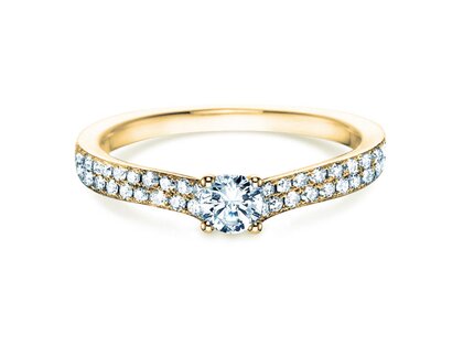 Verlovingsring Claire Petite in 18K geelgoud met diamanten 0,50ct G/SI
