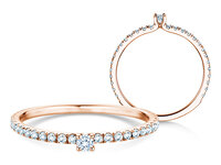 Verlovingsring Classic 4 Pavé