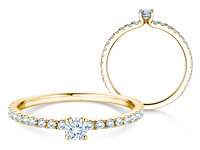 Verlovingsring Classic 4 Pavé