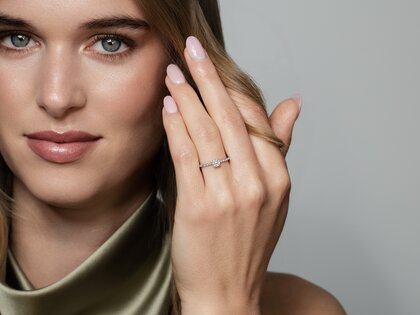 Verlovingsring Classic 4 Pavé in 14K geelgoud met diamanten 0,56ct G/SI