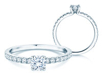 Verlovingsring Classic 4 Pavé