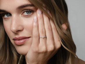 Verlovingsring Classic Pavé in 18K witgoud met diamanten 0,30ct G/SI