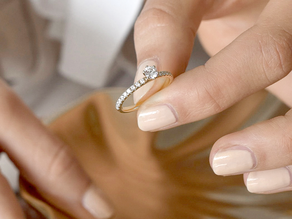 Verlovingsring Classic Pavé in 18K geelgoud met diamanten 0,60ct G/SI