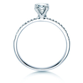 Verlovingsring Grace in 18K witgoud met diamanten 0,70ct G/SI