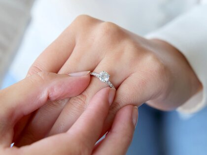 Verlovingsring Pure Diamond in 18K witgoud met diamanten 1,17ct G/SI