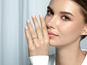 Verlovingsring Surprise Pavé in 9K geelgoud met diamanten 0,33ct G/SI