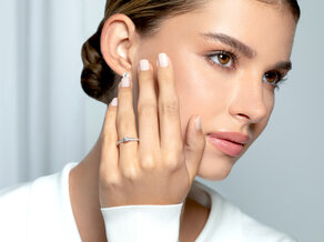 Verlovingsring Surprise Pavé in 9K geelgoud met diamanten 0,38ct G/SI