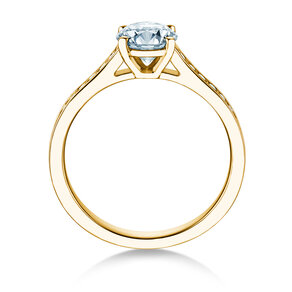 Verlovingsring Surprise Pavé in 9K geelgoud met diamanten 1,28ct G/SI