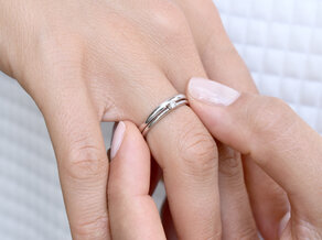 Verlovingsring Classic 4 in 14K witgoud met diamant 0,05ct H/SI