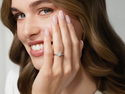 Verlovingsring Classic 6 in 14K geelgoud met diamant 0,75ct H/SI