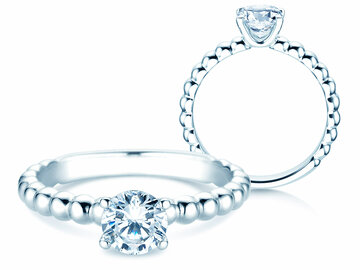 Verlovingsring Classic Beads Lab-grown diamant