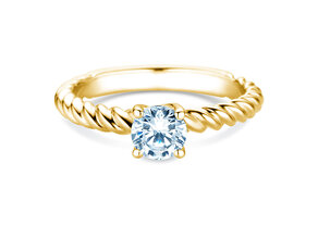 Verlovingsring Classic Loop in 14K geelgoud met Lab-grown diamant 0,75ct E/VS