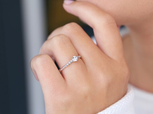 Verlovingsring Classic Loop in zilver