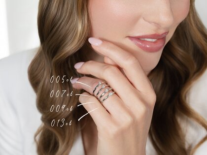 Verlovingsring Classic Petite in 14K geelgoud met diamant 0,07ct G/SI