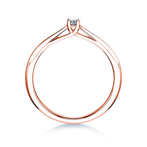 Verlovingsring Delight in 9K roségoud met diamant 0,05ct G/SI