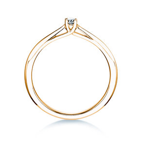 Verlovingsring Delight in 18K geelgoud met diamant 0,05ct H/SI