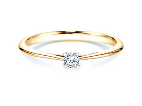 Verlovingsring Delight in 18K geelgoud met diamant 0,10ct H/SI