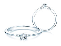 Verlovingsring Delight in 18K witgoud met diamant 0,20ct G/SI