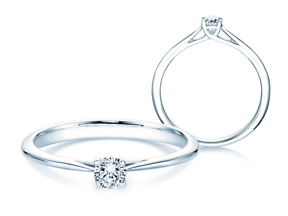 Verlovingsring Delight in 18K witgoud met diamant 0,20ct G/SI