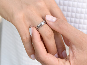 Verlovingsring Delight in 9K witgoud met Lab-grown diamant 0,25ct E/VS