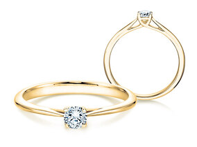 Verlovingsring Delight in 14K geelgoud met diamant 0,07ct G/SI