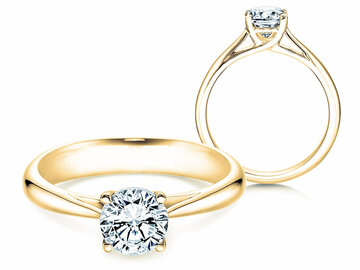 Verlovingsring Delight in 9K witgoud met diamant 1,00ct H/SI