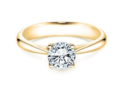 Verlovingsring Delight in 14K geelgoud met diamant 1,00ct H/SI